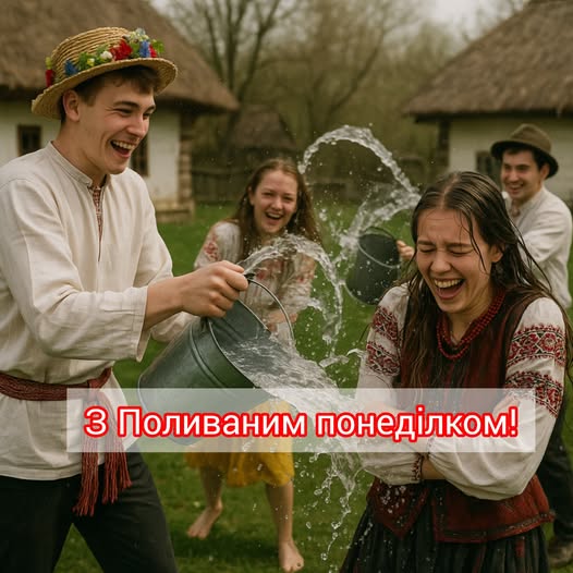 Сьогодні, 21 квітня 2025 року, на другий день Великодня віряни відзначають Поливаний понеділок