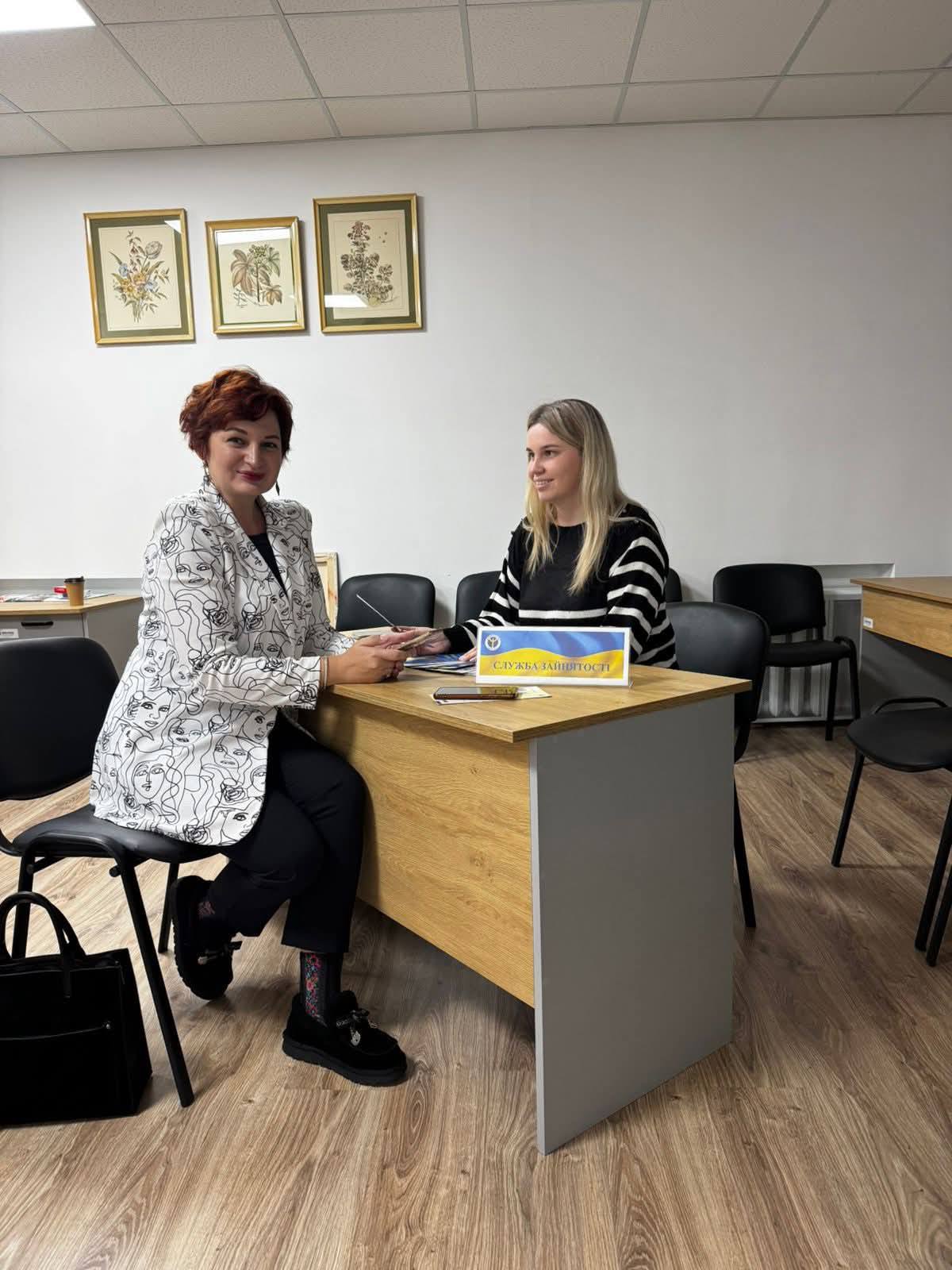 Консультації Державної служби зайнятості в Івано-Франківському обласному ветеранському просторі «Ветеран ПРО»