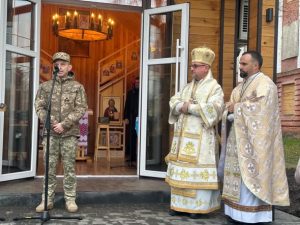 Відкриття духовного центру Архистратига Михаїла для зенітної ракетної Шепетівської бригади повітряного командування “Захід”