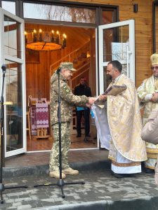 Відкриття духовного центру Архистратига Михаїла для зенітної ракетної Шепетівської бригади повітряного командування “Захід”