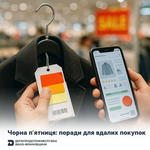 Головне управління Держпродспоживслужби в Івано-Франківській області застерігає споживачів від маніпуляцій під час розпродажів