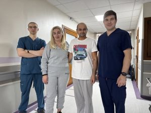 Вперше на Прикарпатті на базі ЦМКЛ провели протезування аортального клапану без розрізу грудної клітки