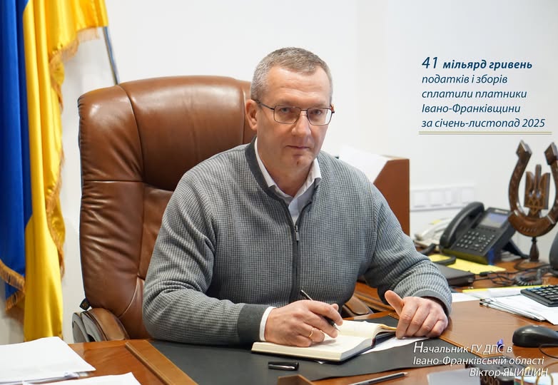 За 11 місяців 2025 року бізнес Прикарпаття сплатив 41 мільярд гривень податків та ЄСВ