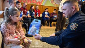 Рятувальники Прикарпаття відвідали Центр реабілітації дітей з особливими потребами «Лелеченя»