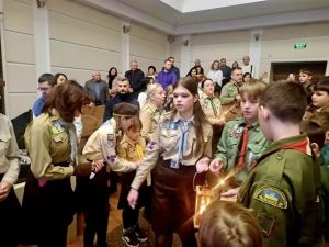 Калуська громада прийняла Вифлеємський вогонь миру