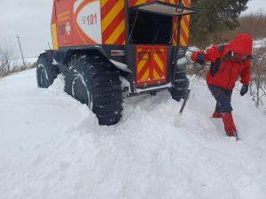 Городенківщина: внаслідок сильного снігопаду та хуртовини, без електропостачання тимчасово залишилися села Лука, Уніж та Монастирок