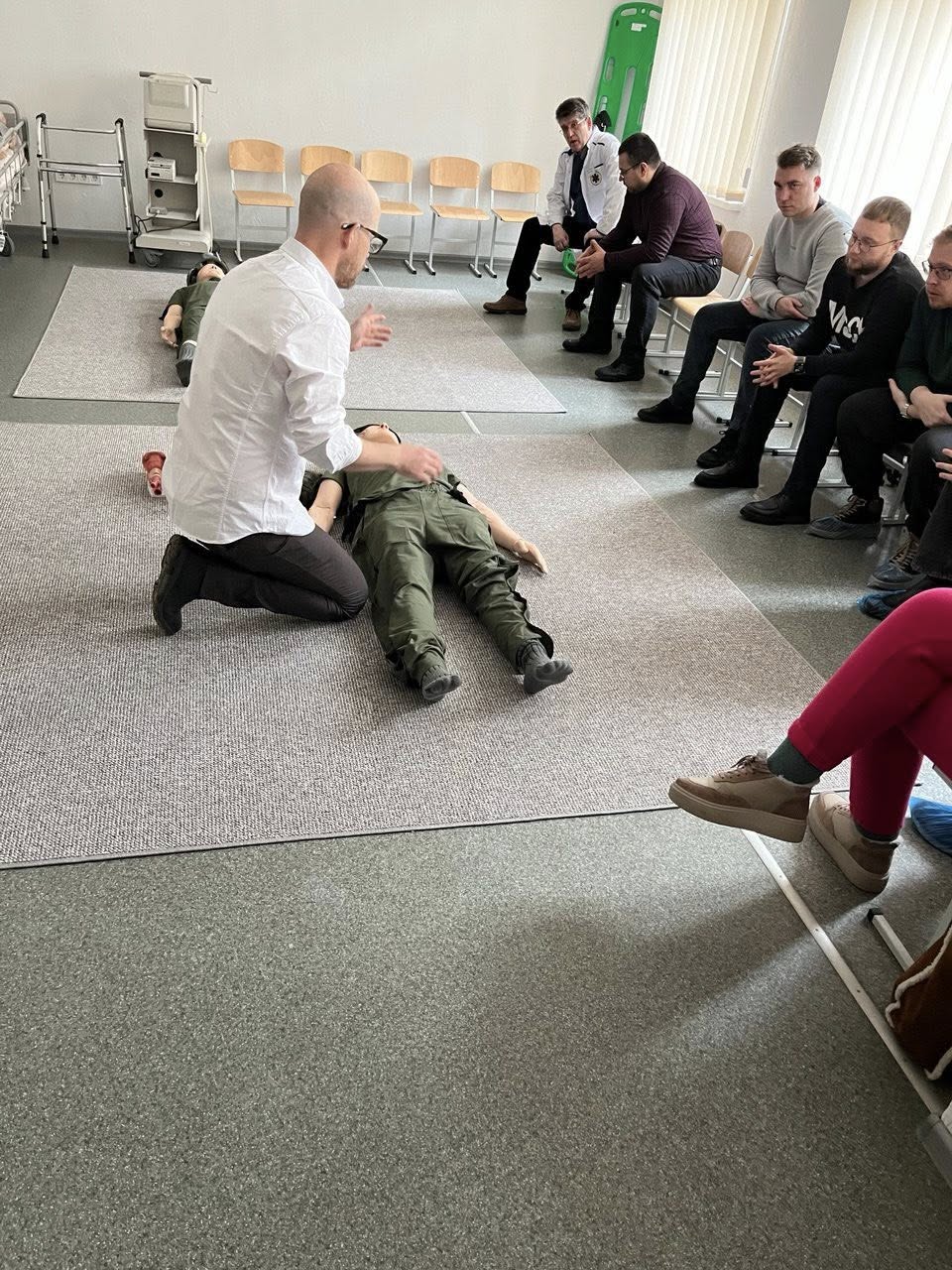 В Івано-Франківському медичному університеті відбулося практичне заняття з тактичної медицини