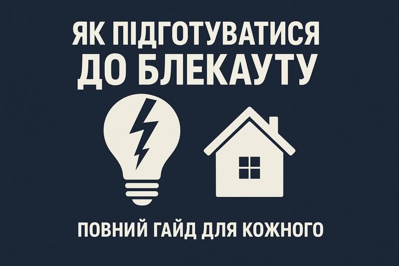 Коли немає світла, тепла і зв’язку: поради, що допоможуть пережити блекаут