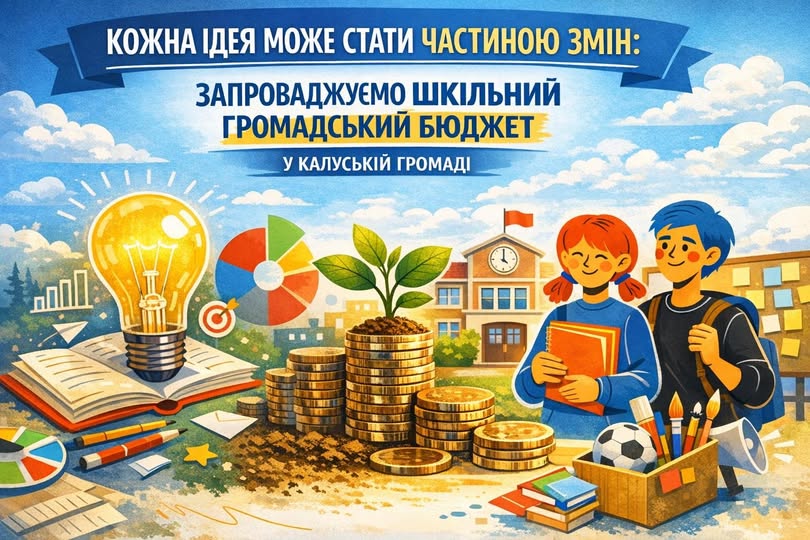 Учні Калуської громади отримують власний бюджет на реалізацію мрій