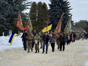 Бурштинська громада прощалася із Захисником України — Кострюковим Володимиром Івановичем