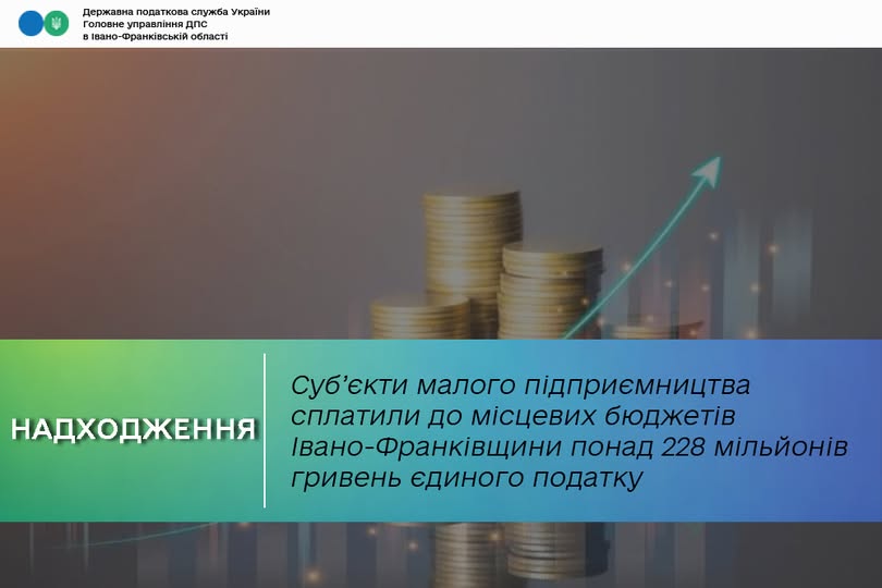 Понад 228 мільйонів за місяць: малий бізнес Франківщини збільшив відрахування до бюджету
