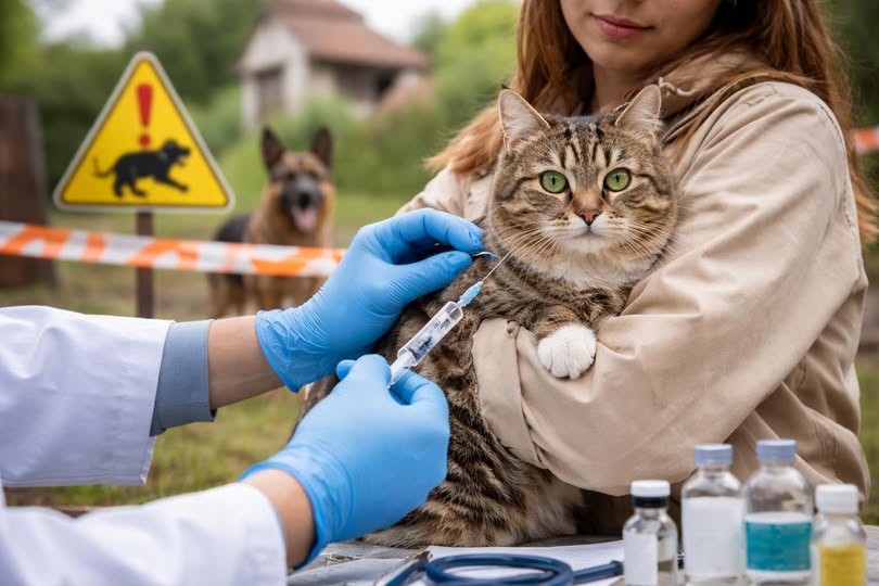 У Івано-Франківськ громаді зафіксували випадок сказу у домашнього кота