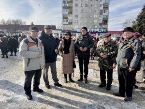 У Бурштині відбулося пам’ятне віче до Дня Героїв Небесної Сотні