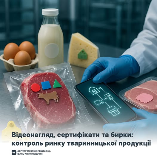 Головне управління Держпродспоживслужби в Івано-Франківській області реалізує комплекс заходів для контролю якості та безпечності продукції