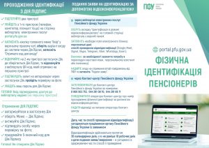 Фізична ідентифікація пенсіонерів: як пройти онлайн, офлайн та за допомогою відеозв’язку