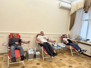 В Івано-Франківському міському суді вчергове відбулася благодійна донація.