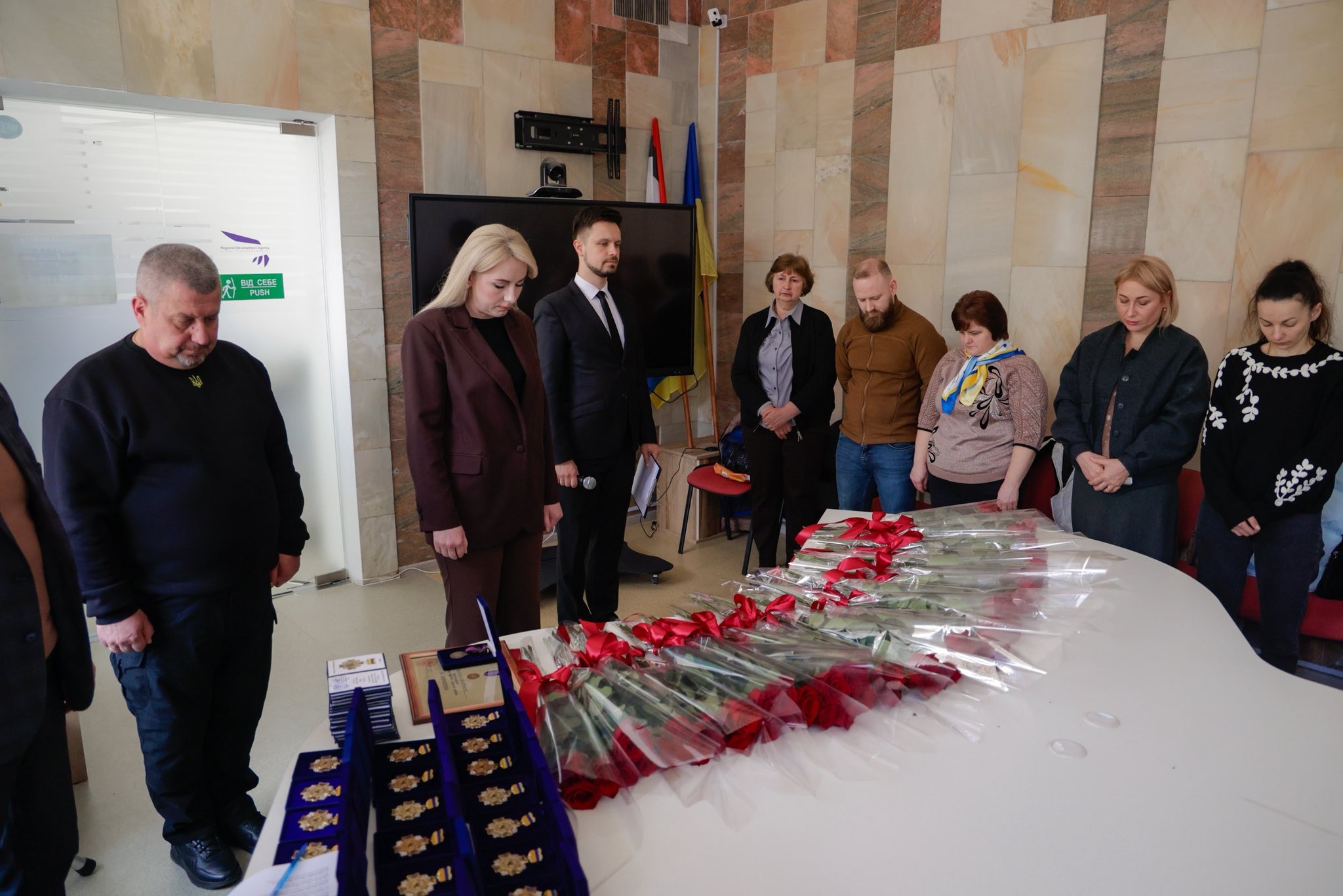 Світлана Онищук зустрілася з родинами полеглих Захисників і Захисниць України