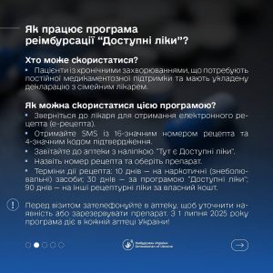 Державна програма «Доступні ліки»: ще більше можливостей для пацієнтів